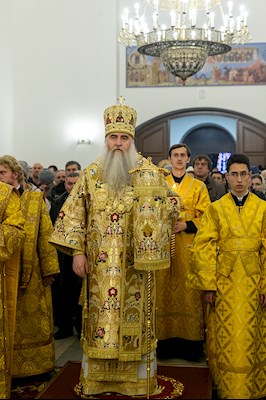 Всенощное бдение в храме святителя Спиридона Тримифунтского г. Саратова