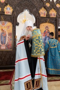 Божественная литургия в храме в честь иконы Божией Матери «Всех скорбящих Радость» г. Саратова
