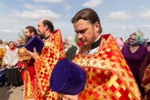 Божественная литургия в храме великомученика Георгия Победоносца г. Саратова