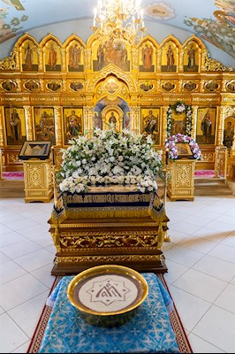 Божественная литургия в Свято-Троицком кафедральном соборе г. Саратова