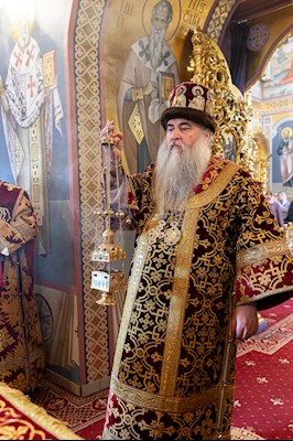 Божественная литургия в Свято-Троицком кафедральном соборе г. Саратова