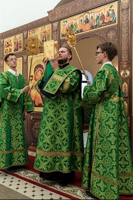 Всенощное бдение в храме преподобного Сергия Радонежского г. Саратова