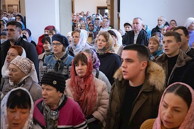 Митрополит Игнатий возглавил соборное архиерейское богослужение в Казанском храме г. Саратова