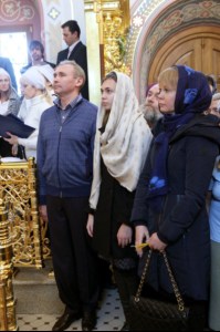 Великое освящение верхнего храма во имя Святой Живоначальной Троицы Свято-Троицкого кафедрального собора города Саратова