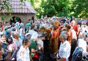 Божественная литургия в Вавиловом Доле