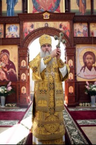 Божественная литургия в храме в честь Нерукотворного Образа Спасителя г. Саратова