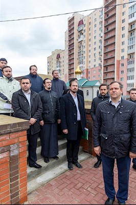 Божественная литургия в храме преподобного Сергия Радонежского г. Саратова
