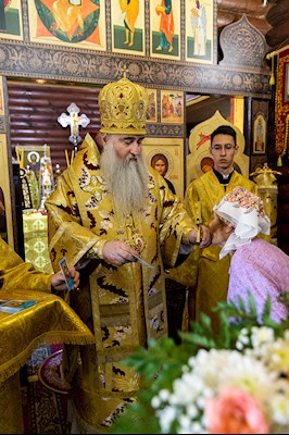 Великое освящение храма Казанской иконы Божией Матери г. Вольска и Божественная литургия в новоосвященном храме