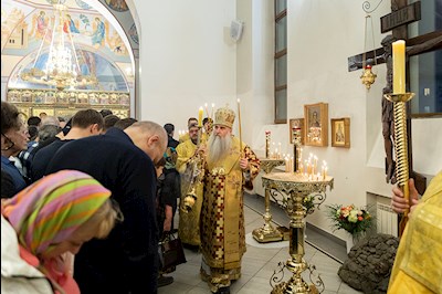 Всенощное бдение в Свято-Никольском мужском монастыре г. Саратова