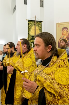 Всенощное бдение в храме святителя Спиридона Тримифунтского г. Саратова