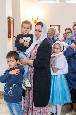 Божественная литургия в храма в честь иконы Божией Матери «Всех скорбящих Радость» г. Саратова