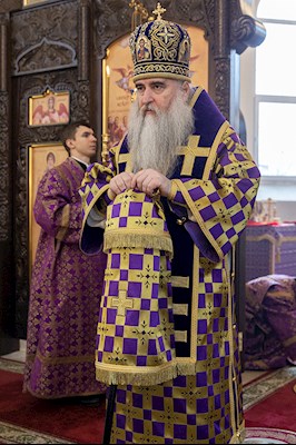 Божественная литургия в храме в честь иконы Божией Матери «Всех скорбящих Радость» г. Саратова