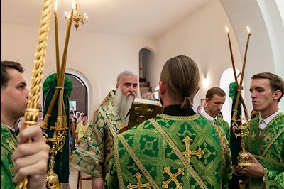 Всенощное бдение в храме преподобного Сергия Радонежского г. Саратова