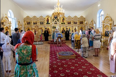 Всенощное бдение в храме в честь Казанской иконы Божией Матери р.п. Татищево