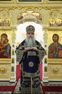 Божественная литургия в храме в честь Рождества Христова г.Саратова