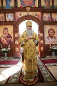 Божественная литургия в храме в честь Нерукотворного Образа Спасителя г. Саратова