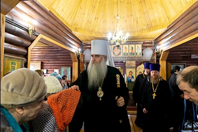 Великое освящение храма Казанской иконы Божией Матери г. Вольска и Божественная литургия в новоосвященном храме