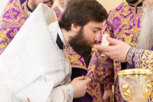 Божественная литургия в храме святителя Спиридона Тримифунтского г. Саратова