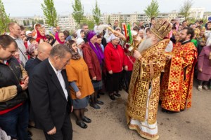 Божественная литургия в храме великомученика Георгия Победоносца г. Саратова