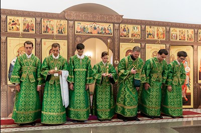 Всенощное бдение в храме преподобного Сергия Радонежского г. Саратова