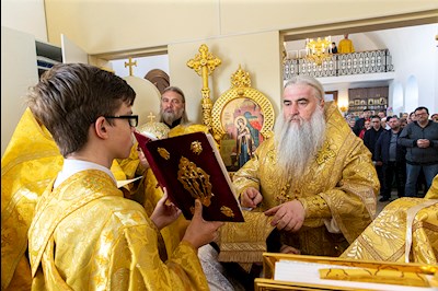 Великое освящение храма Сорока Севастийских мучеников г. Саратова и Божественная литургия в новоосвященном храме