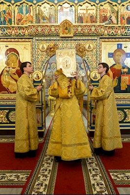 Всенощное бдение в Свято-Никольском мужском монастыре г. Саратова