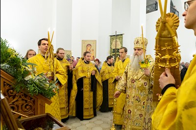 Всенощное бдение в храме святителя Спиридона Тримифунтского г. Саратова