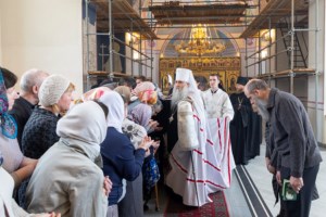 Божественная литургия в Свято-Никольском мужском монастыре г. Саратова