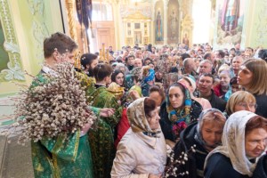 Божественная литургия в храме в честь Покрова Пресвятой Богородицы г. Саратова