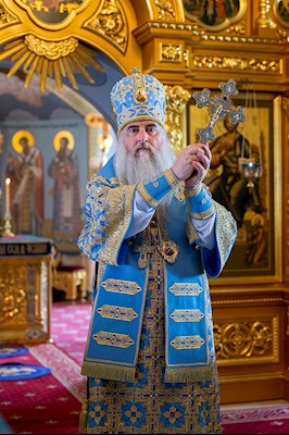 Божественная литургия в Свято-Троицком кафедральном соборе г. Саратова