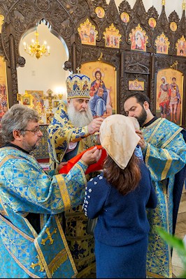 Божественная литургия в храма в честь иконы Божией Матери «Всех скорбящих Радость» г. Саратова