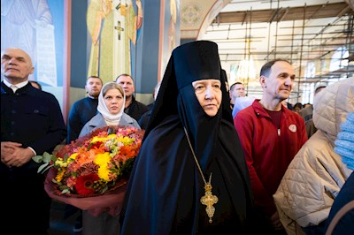 Митрополит Игнатий совершил Божественную литургию в Свято-Никольском мужском монастыре г. Саратова
