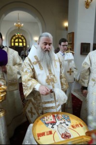 Божественная литургия в Свято-Алексиевском женском монастыре г.Саратова