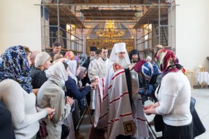 Божественная литургия в Свято-Никольском мужском монастыре г. Саратова
