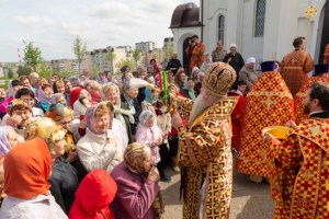 Божественная литургия в храме великомученика Георгия Победоносца г. Саратова