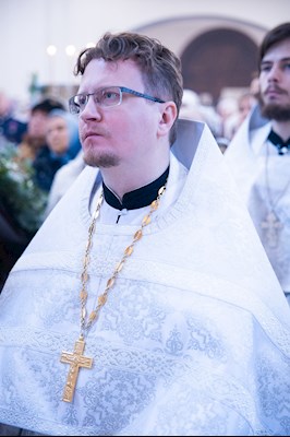 Митрополит Игнатий совершил Божественную литургию и чин Великого освящения воды в храме святителя Тихона, епископа Воронежского, Задонского чудотворца, г. Саратова