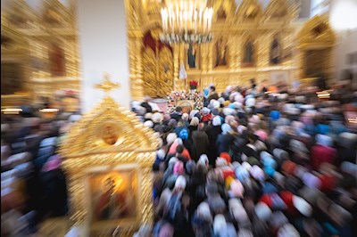 Митрополит Игнатий возглавил соборное архиерейское богослужение в Казанском храме г. Саратова