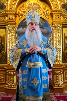 Божественная литургия в Свято-Троицком кафедральном соборе г. Саратова