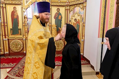 Божественная литургия в Свято-Иоанновском женском монастыре с. Алексеевка Хвалынского района
