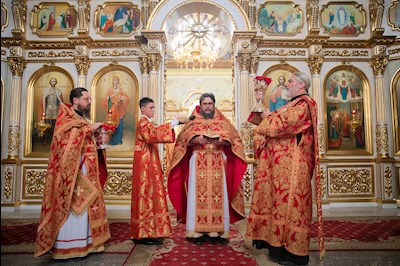 В Саратове встретили мощи святого великомученика Георгия Победоносца