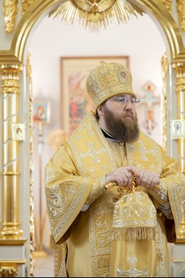 Митрополит Игнатий совершил Божественную литургию в Трехсвятительском храме г. Саратова