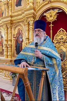 Божественная литургия в храме в честь Казанской иконы Божией Матери г. Саратова