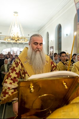 Всенощное бдение в Свято-Никольском мужском монастыре г. Саратова