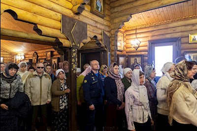 Митрополит Лонгин совершил Великое освящение храма Преображения Господня р.п. Соколовый