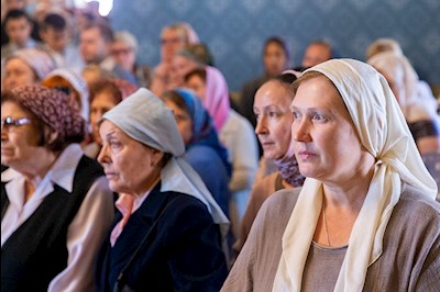 Божественная литургия в Свято-Троицком кафедральном соборе г. Саратова