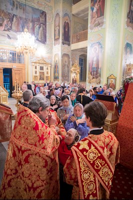 В Саратове встретили мощи святого великомученика Георгия Победоносца