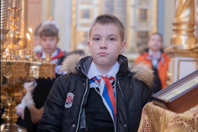 Митрополит Игнатий совершил Божественную литургию в Покровском соборе г. Саратова