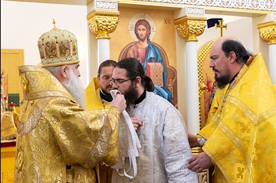 Великое освящение храма Сорока Севастийских мучеников г. Саратова и Божественная литургия в новоосвященном храме