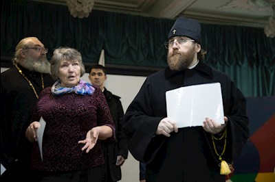 Митрополит Игнатий совершил Божественную литургию в Свято-Никольском храме с. Октябрьский Городок
