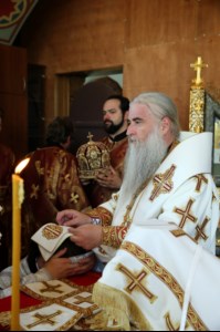 Митрополит Лонгин совершил Великое освящение Вознесенского храма Вознесенско-Пантелеимоновской церкви с. Усть-Курдюм
